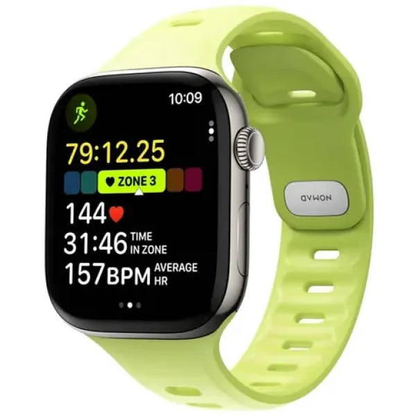 Nomad Tempo Band řemínek pro Apple Watch 45mm/46mm zelená (NM011420858)