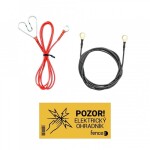 Set elektrického ohradníku pro skot, zvěř, prasata, ovce a kozy – síťový zdroj – lanko 400 m