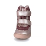 Dívčí zimní barefoot boty PRO-tex Protetika - NUT PINK - 21