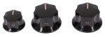 Fender Jazz Bass Knobs, Black