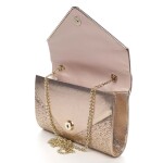 Dámská plesová kabelka Scarlett, růžově zlatá