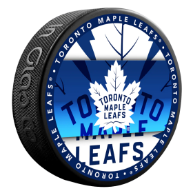 Inglasco / Sherwood Puk Toronto Maple Leafs Medallion Souvenir Collector Puck