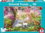 SCHMIDT Puzzle Květiny a jednorožci