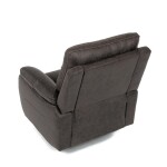 TV a relaxační křeslo s manuálním ovládáním, potah coffee látka v dekoru vintage