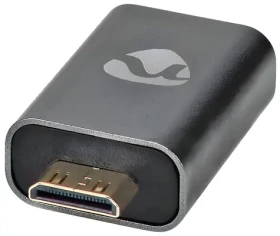 Nedis Adaptér mini HDMI(M) - HDMI(F) šedá / Adaptér / High Speed s Ethernetem (CVTB34906GY)