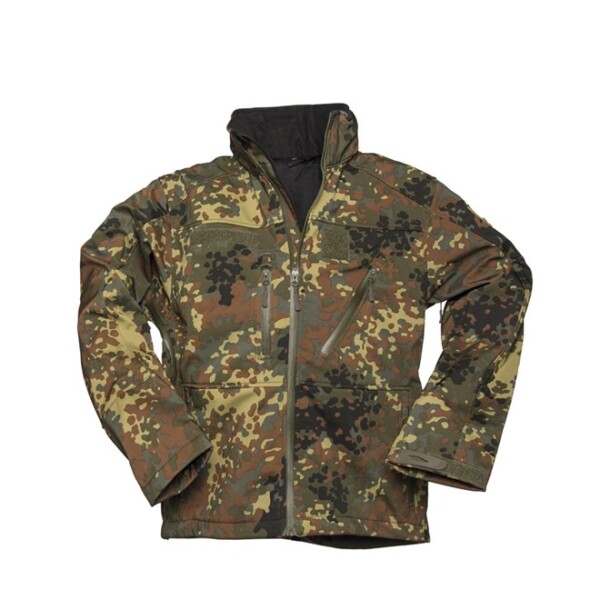 Bunda Softshell SCU 14 flecktarn S