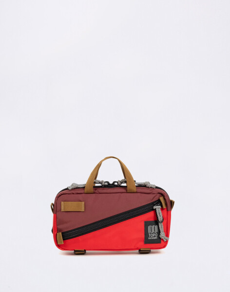 Topo Designs Mini Quick Pack Maroon/Salsa