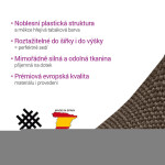 Super strečové potahy NIAGARA tabáková