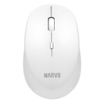 Marvo WM103WH bílá / Bezdrátová optická myš / 1600 DPI / 2.4GHz USB přijímač (WM103WH)