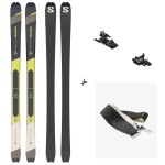 Skialp set SALOMON N MTN 84 PURE + vázání SALOMON MTN Tour + pásy MTN PURE Black/White délka lyží (v cm) 180