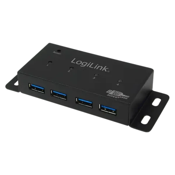 LogiLink UA0149 černá / USB Hub / 4x USB 3.0 (UA0149)