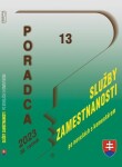 Poradca 13/2023 Zákon službách zamestnanosti komentárom