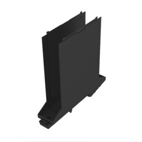 Electronics housings, OMNIMATE Housing - series CH20MBlack, Base element, Width: 22,5 mm