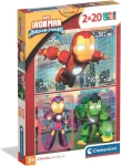 Clementoni 24828 Puzzle Iron Man a jeho úžasní přátelé 2x20 dílků