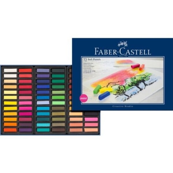 Faber Castell Suché křídy MINI pap.krabička 72ks #128272