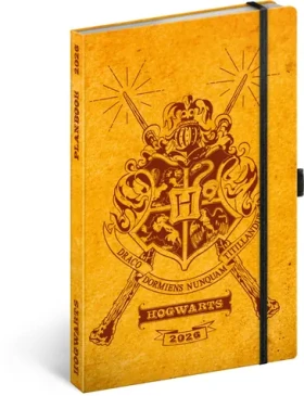 NOTIQUE Planbook diář/notes Harry Potter – Bradavice 2026, 13 x 21 cm (PGD-35586-Z)