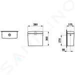 Kielle - Arkas I Zrcadlová skříňka s LED osvětlením, vyhříváním a USB portem, 80x70x13 cm, matná černá 50111814