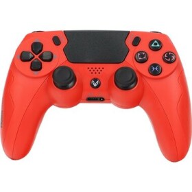 SteelDigi SteelShocl v3 Payat PS4 červená / gamepad / vibrace / Bluetooth / pro PC PS4 (PS4-SH04R)