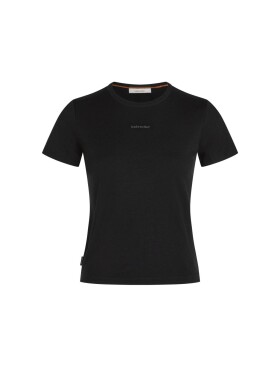 ICEBREAKER Wmns Mer 200 Tech Lite SS Crop Slim Tee, Black velikost: XS