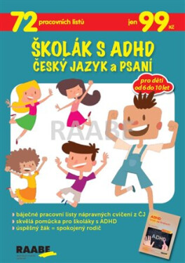 Školák s ADHD Český jazyk a psaní - Helena Brožovská