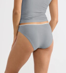Dámské kalhotky GO Sense High leg 2P - GRAY -šedé 3602 - SLOGGI CHROME L