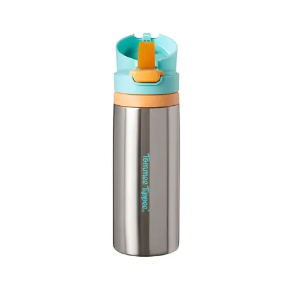 Tommee Tippee On The Go nerezová 500ml / Termoláhev s brčkem / od 24 měsíců