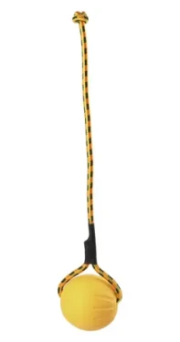 HUHUBAMBOO Míč na šňůře pro psy M / Hračka pro psy / EVA / Plave i na suchu (355853)