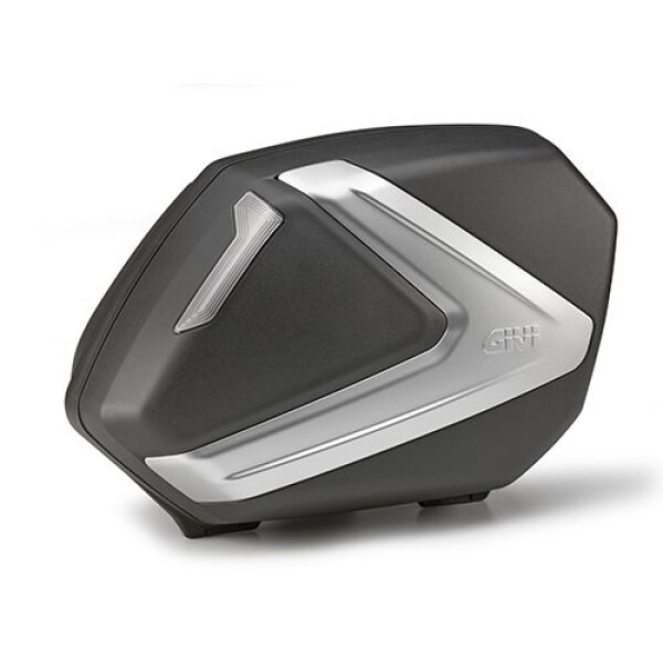 V37Nt pár bočních kufrů Givi (levý+pravý) boční víka stříbrný šíp (Monokey pro Plx...)