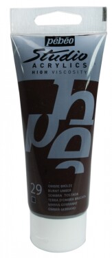 Akrylová barva Pébéo Studio Acrylic 100 ml - 029 umbra pálená
