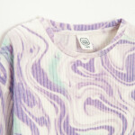Tričko s dlouhým rukávem -fialová - 140 VIOLET