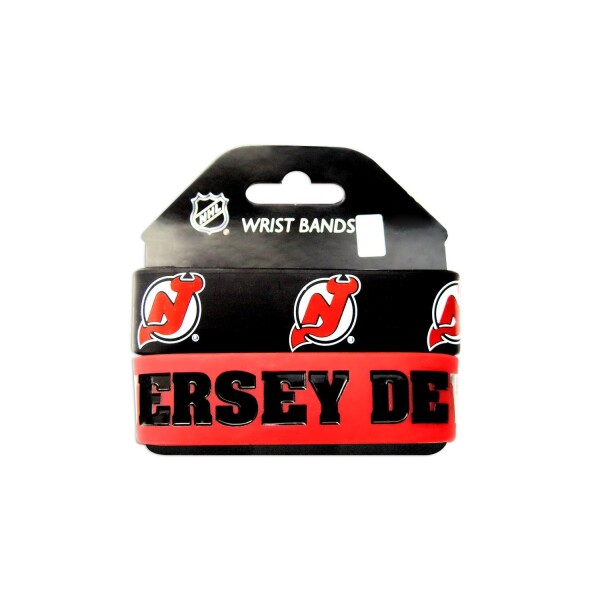 Gear for Sports Silikonový náramek - New Jersey Devils NHL - 2 kusy