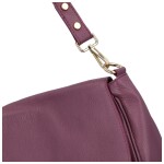 Stylová dámská kožená crossbody kabelka Dawn, fialová