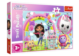 Mamido Puzzle Gábinin kouzelný domek 24 maxi dílků Trefl
