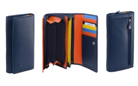 Dámská peněženka BHPC Colorfull long BH-2966-05 modrá