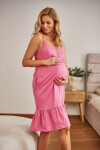 Dámská těhotenská košile 7244 pink - Doctornap růžová L