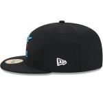 New Era Pánská kšiltovka Miami Marlins MLB 2025 Clubhouse 59FIFTY Fitted Velikost: 7 1/4