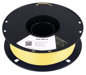 PLA MATTE filament Yellow Butter 1,75 mm Smartfil 1 kg