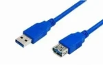MediaRange USB-A prodlužovací kabel modrá / Prodlužovací kabel / USB 3.0 / 1,8 m (MRCS151)