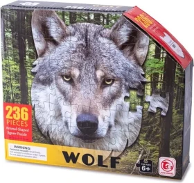 Obrysové puzzle Vlk