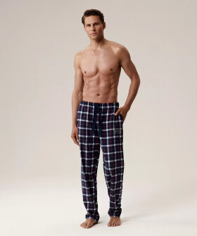 Pyžamové kalhoty Atlantic NMB-045 S-2XL tmavě modrá M