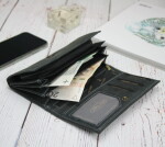 Dámská kožená peněženka Wild, černá