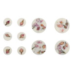 Stoneglow Vonný vosk do aromalampy Blush Rose/Peony – 10 ks, 124 g, přírodní barva, vosk