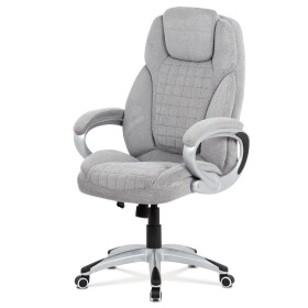 Kancelářské křeslo, houpací mechanismus, šedá, KA-G196 SIL2