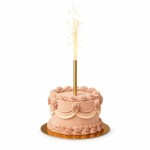 Dortová fontána PartyDeco zlatá 18 cm (1 ks)