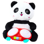 Mamido Plyšová panda s bubny a efekty
