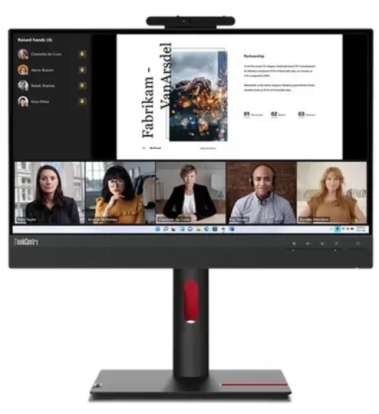 21.5" Lenovo TIO G5 Touch černá / IPS / 1920x1080 / 4ms / 250cd-m2 / 1000:1 / DP+ HDMI / dotyk (12N9GAT1EU)