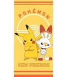 Carbotex Pokémon New Friends CBX3230678PIKA plážová osuška žlutá 70x140