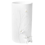 Räder Porcelánová váza Dog Standing, bílá barva, porcelán