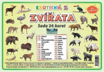 Sada 24 karet - zvířata (exotická 2) - Petr Kupka