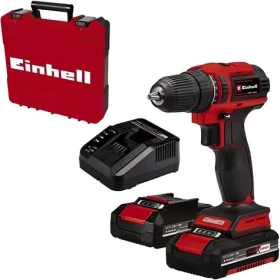 Einhell TE-CD 18/40 Li BL červená/černá / Aku vrtací šroubovák / 18V / 40 Nm / 2x 2.0Ah (4513995)